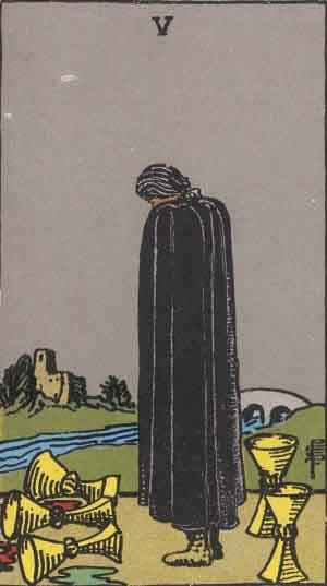 Five of Cups tarot card meaning