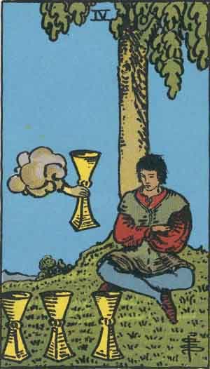 Four of Cups tarot card meaning