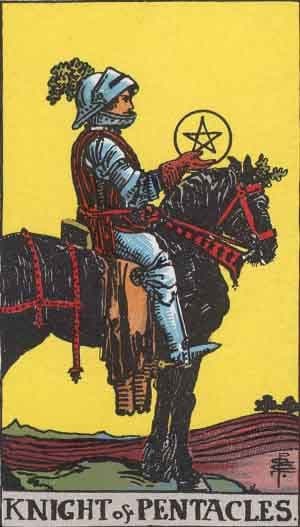 Knight of Pentacles tarot card meaning