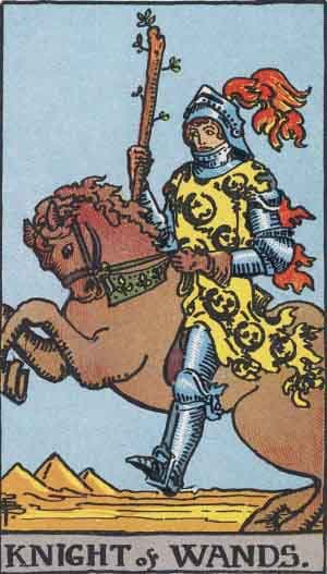 Knight of Wands tarot card meaning