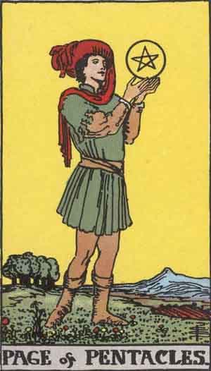Page of Pentacles tarot card meaning