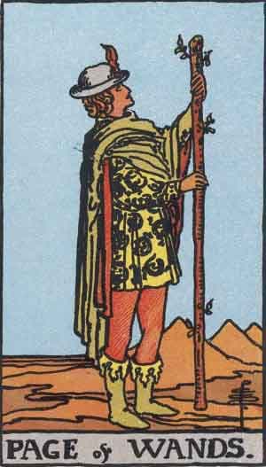 Page of Wands tarot card meaning