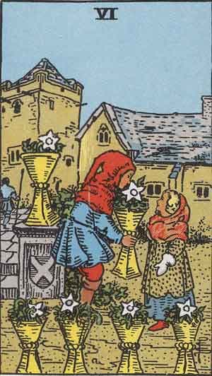 Six of Cups tarot card meaning