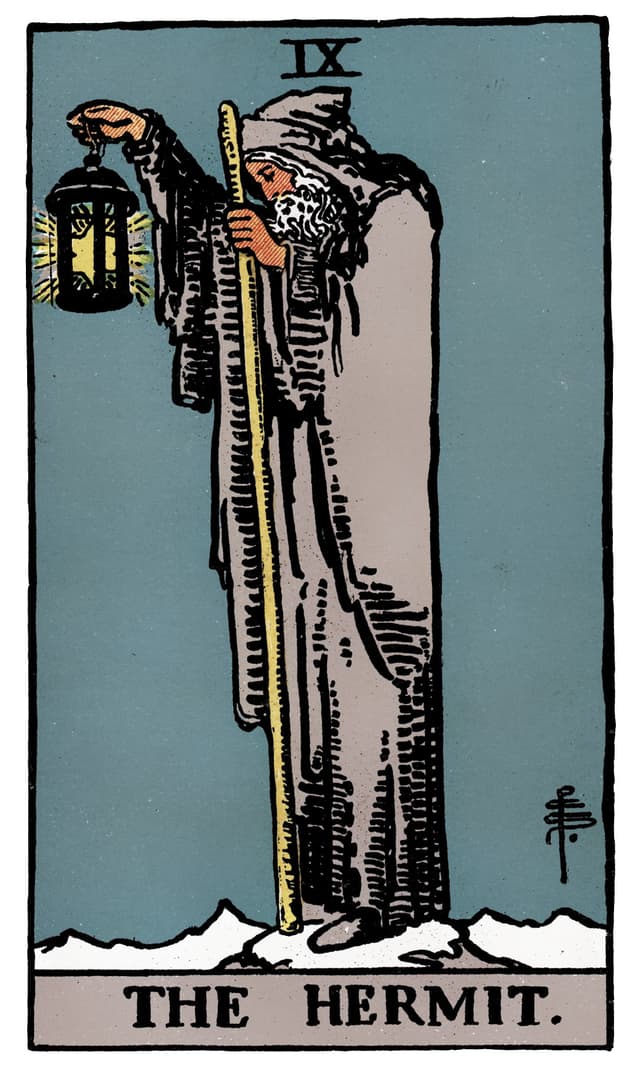 The Hermit tarot card meaning