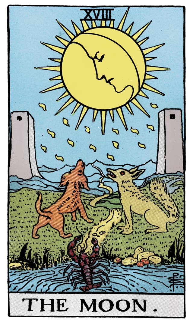 The Moon tarot card meaning