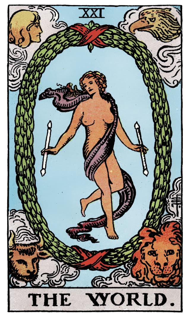 The World tarot card meaning