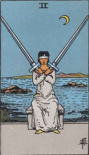 Two of Swords tarot card meaning